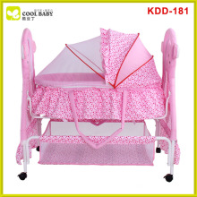 Good quality new design baby metal cradle